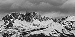 A winter storm clearing up over the Minarets.  Mammoth Lakes, CA.
