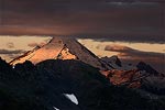 Mt. Baker at sunrise from just above our camp.