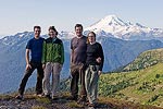 Me, Brooke, Alan, and Kelly in front of Mt. Baker.