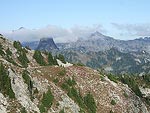 Looking NE as we got close to the summit.