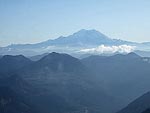 We had a nice view of Mt. Rainier to the South through the haze.