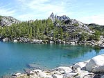 Inspiration Lake and Prusik Peak.