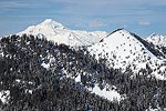 The view of Glacier Peak to our North.