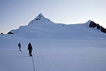 Getting closer to the summit pyramid.