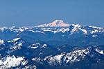 Mt. Rainier 140 miles to the South of us.